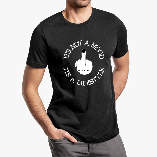 It’s Not A Mood It’s A Lifestyle Black Unisex T-Shirt