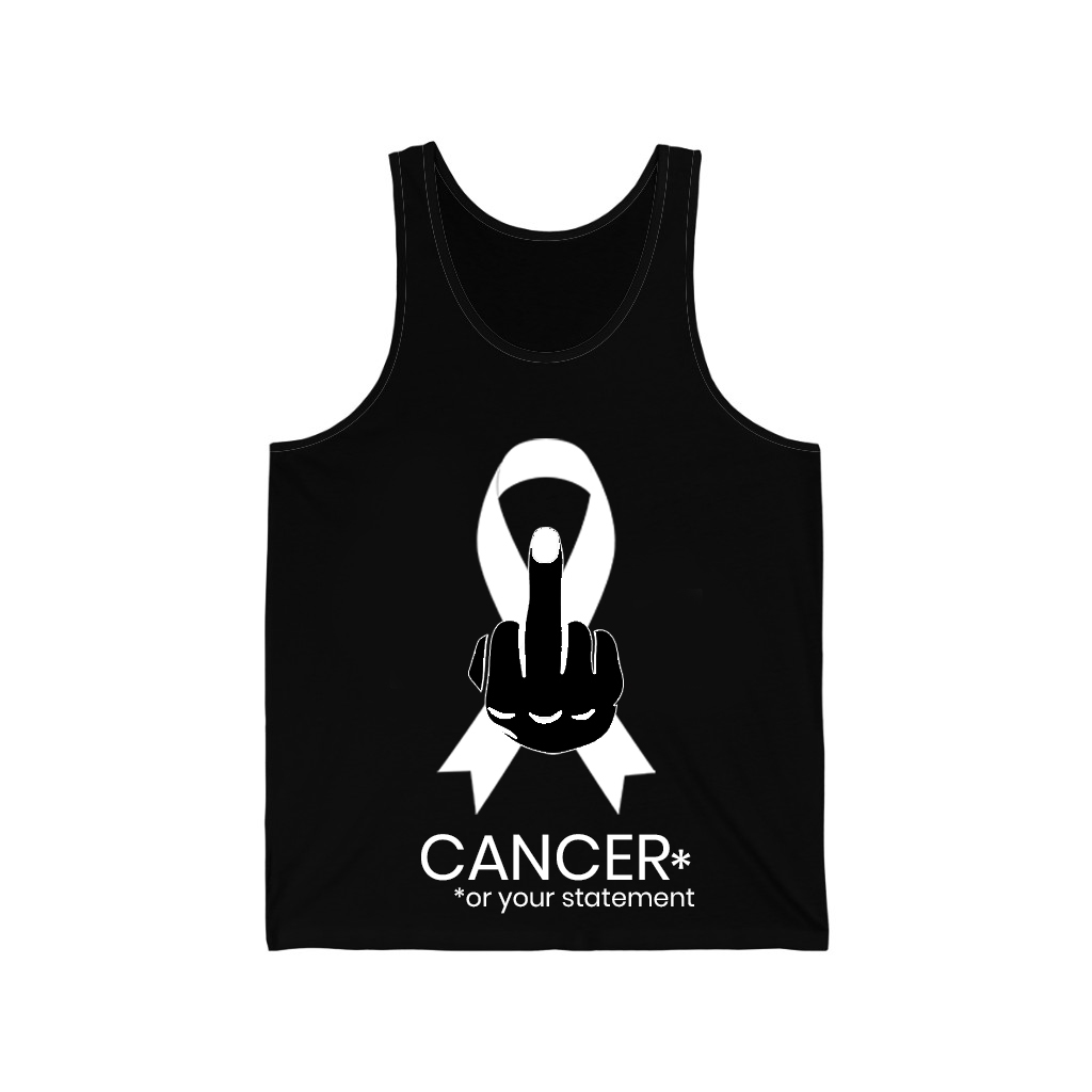 FUCK CANCER (Pick The Cause) Black Tank Top