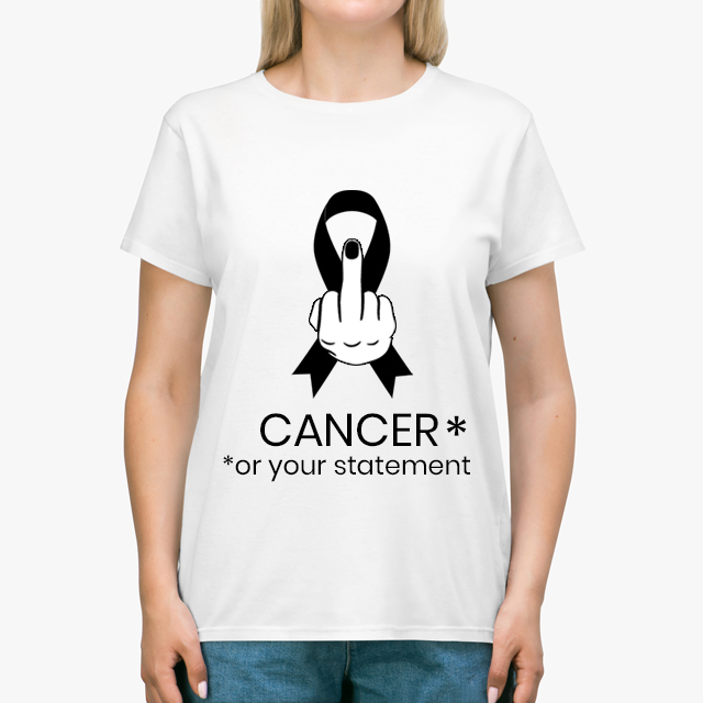 FUCK CANCER (Pick The Cause) White Unisex T-Shirt