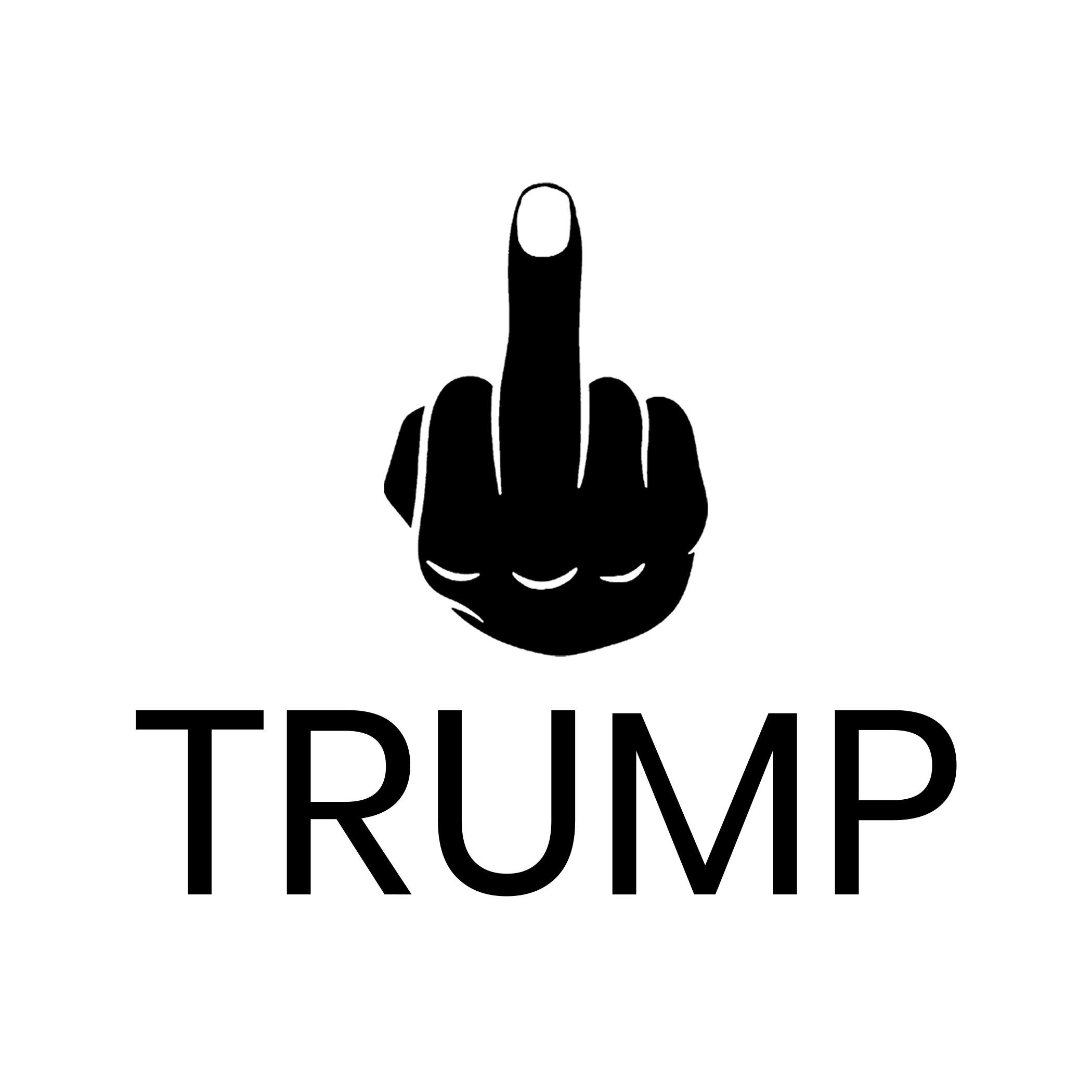 Fuck Trump 7″ x 7″ Window Sticker